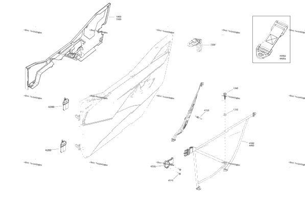 Body Maverick Trail - 800 - White - Door Section