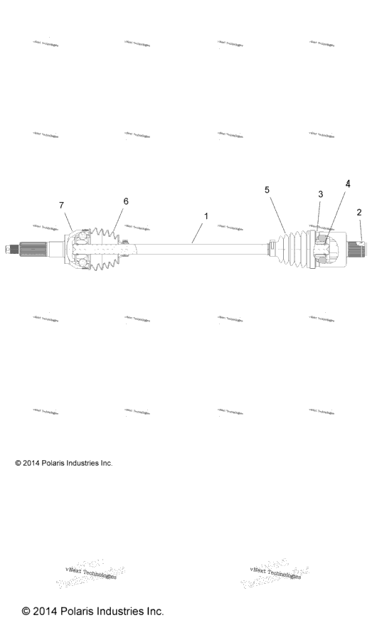 Drive Train, Rear Drive Shaft