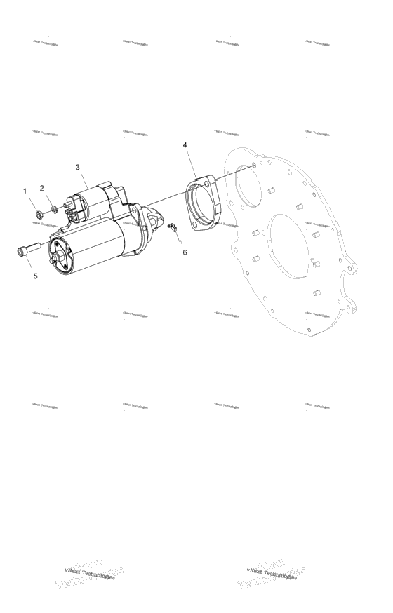 Engine, Starter Motor