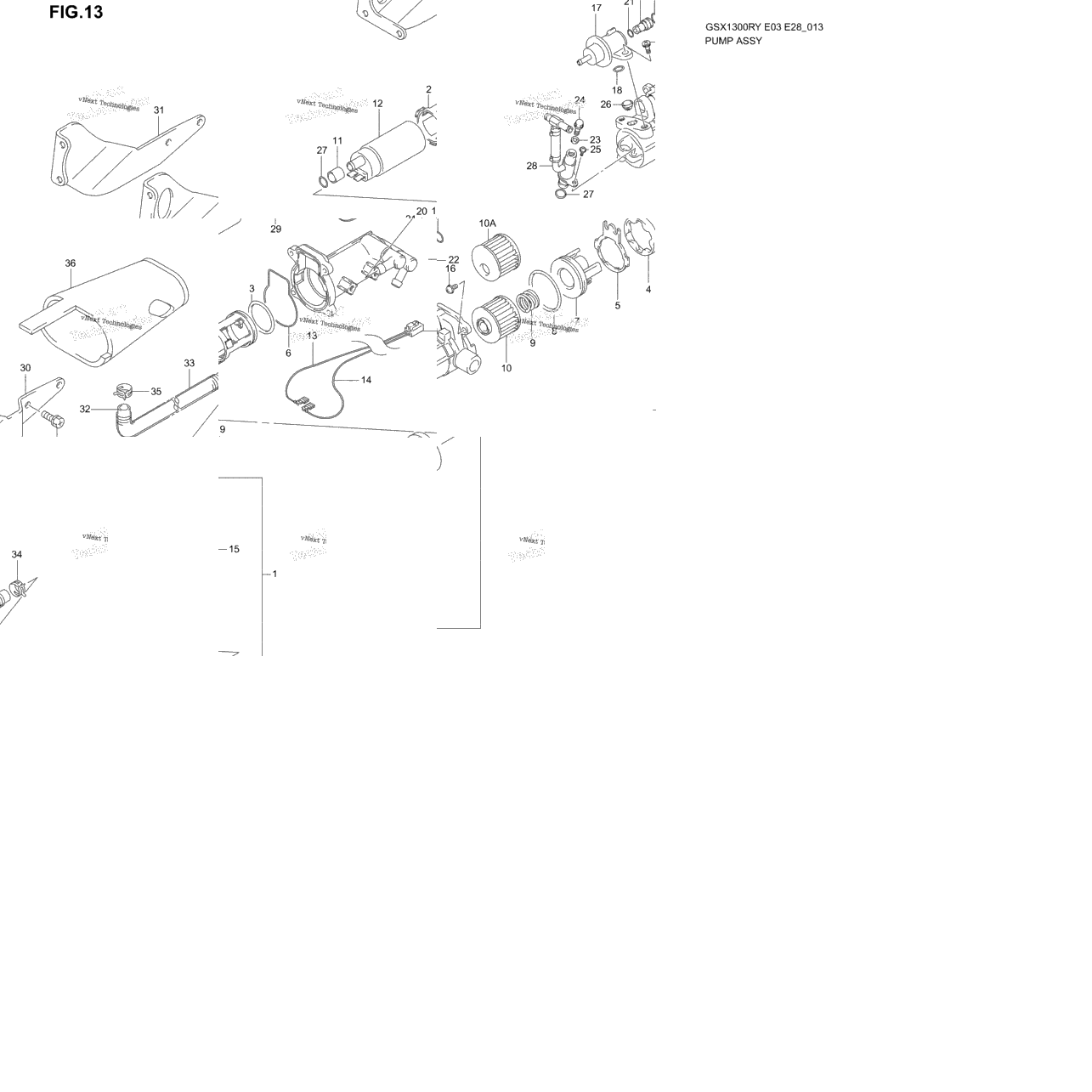 Pump Assy (Model X/Y)