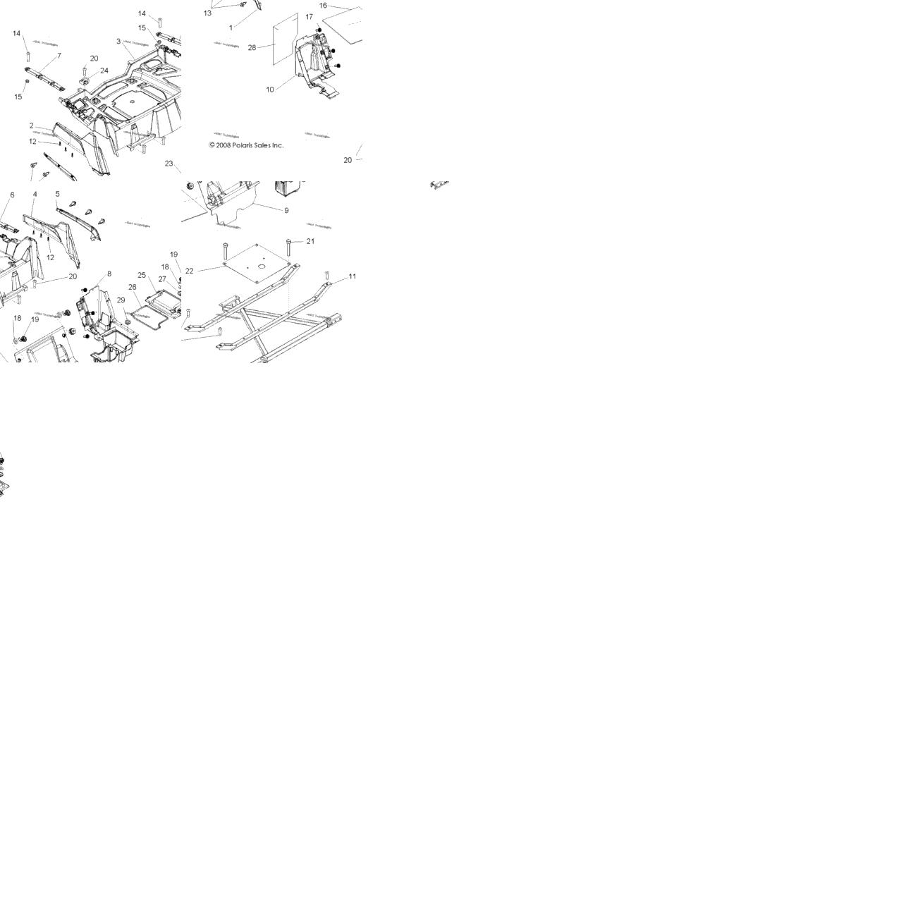 Body, Rear Rack & Fenders
