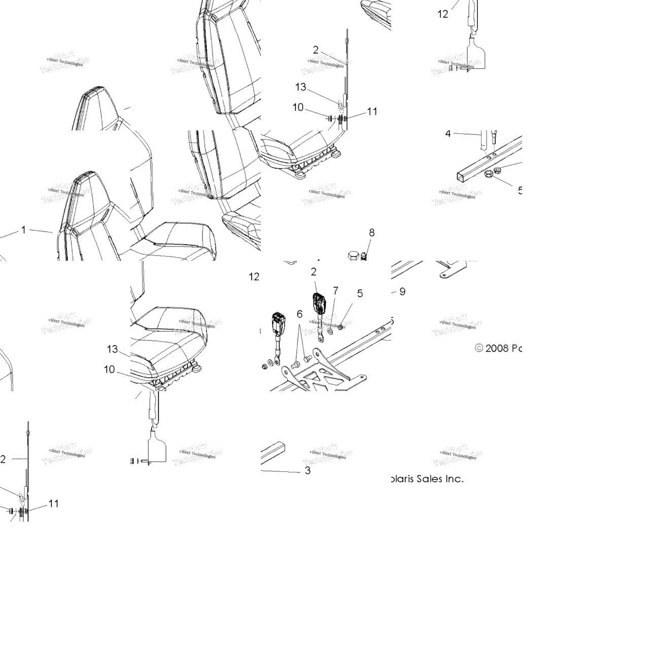 Body, Seat Mounting & Belts