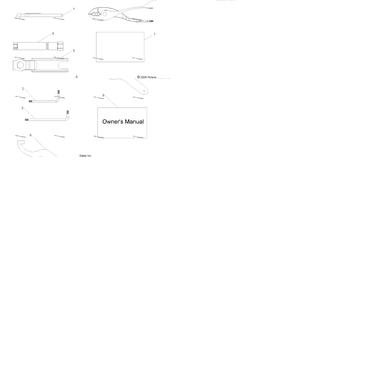 References, Tool Kit & Owners Manual