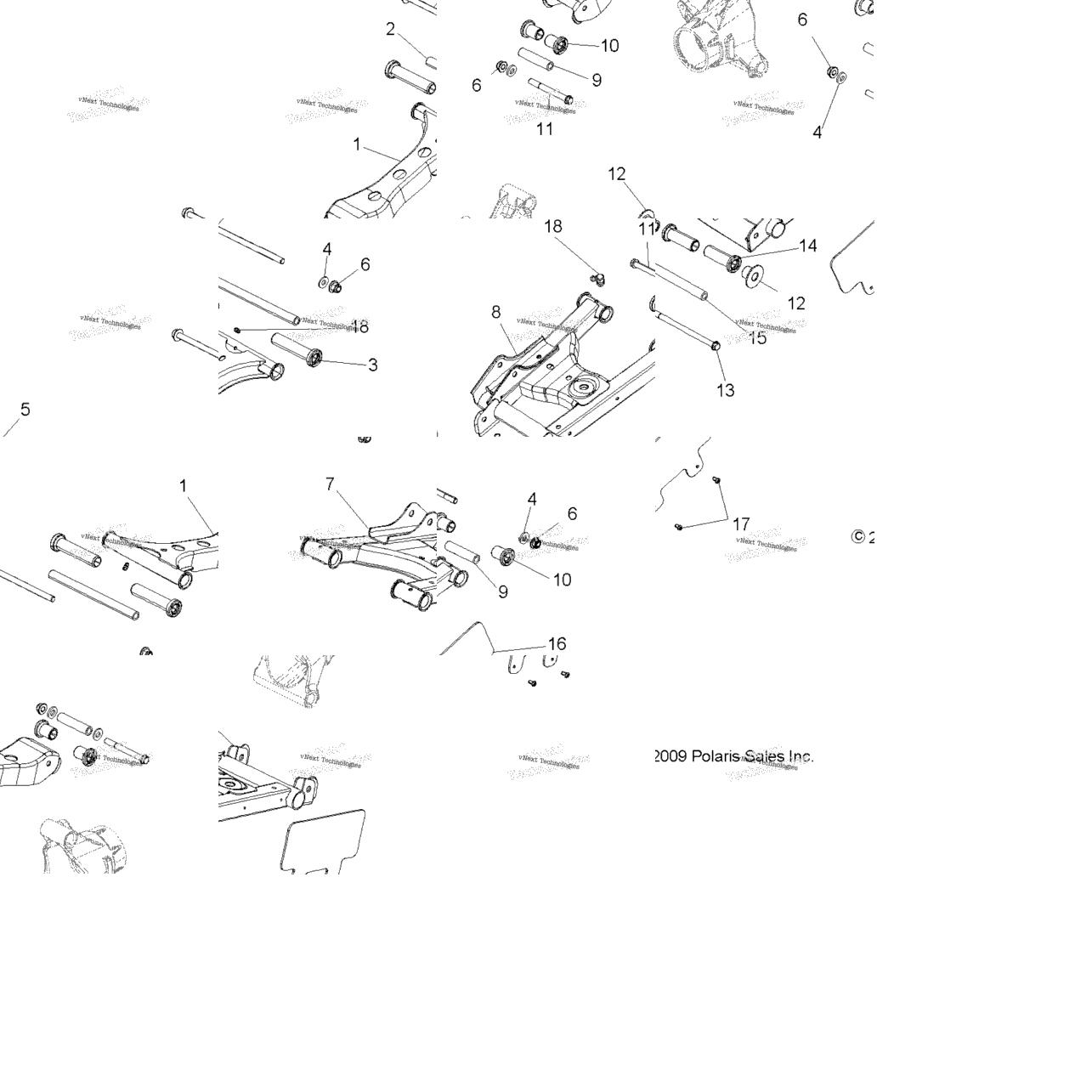 Suspension, Rear Control Arms