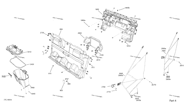 Cab Interior - Except Xt Cab - Back Section