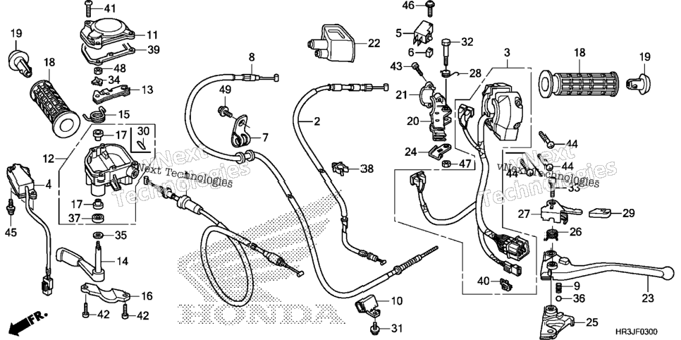 Handle Lever@Switch@Cable