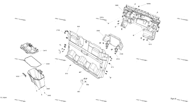 Cab Interior - Xt Cab - Back Section