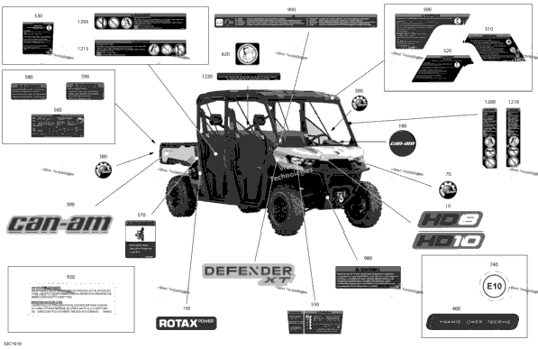 Decals - Hd10 - Xt