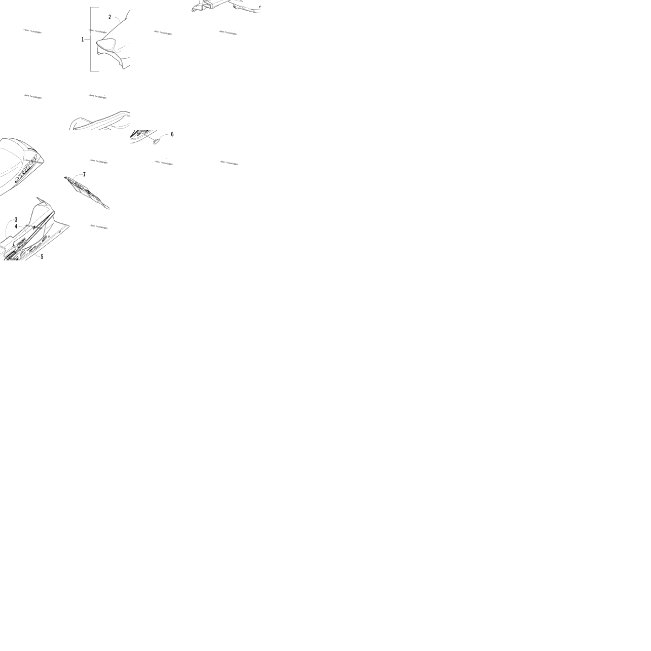 Belly Pan, Seat, And Snowflap