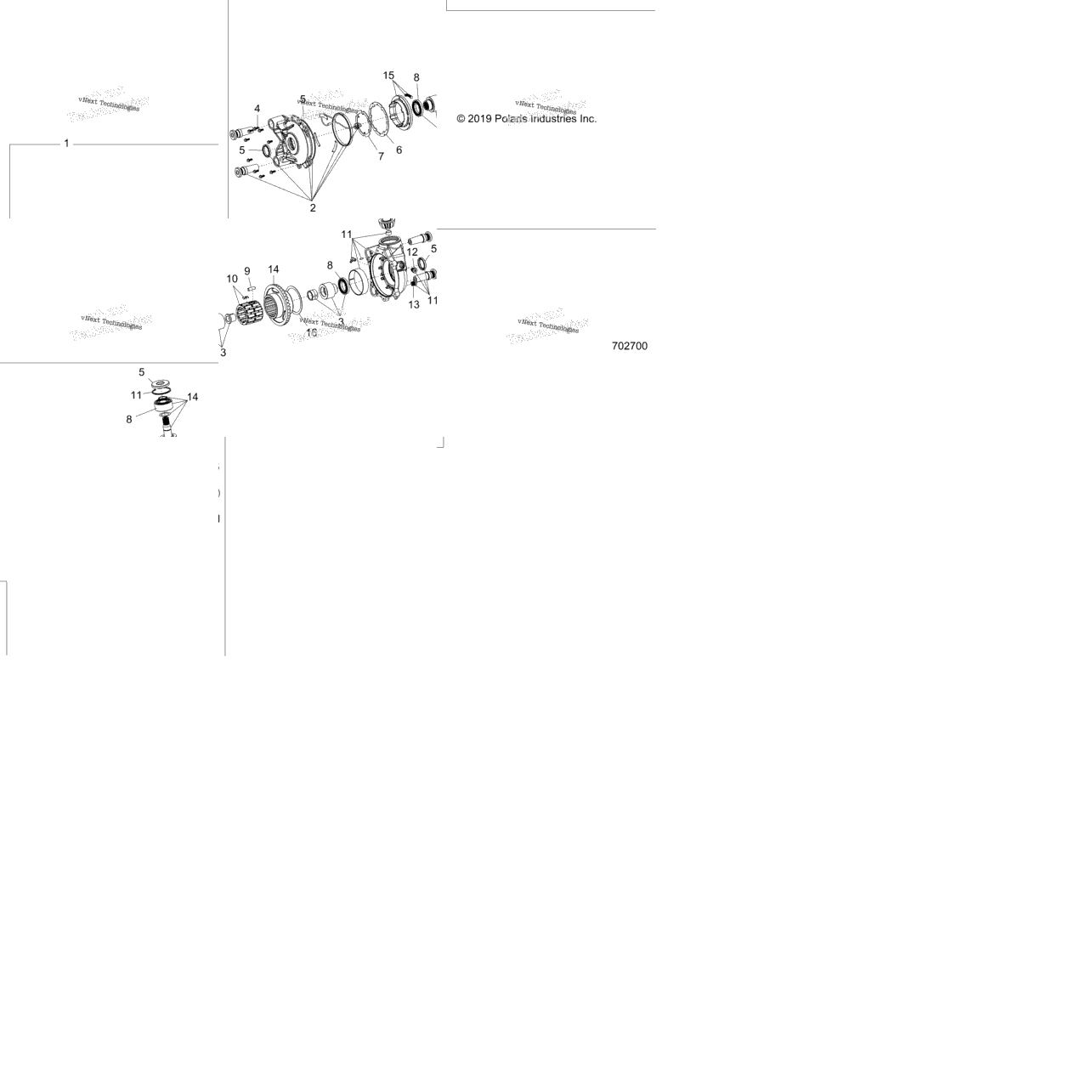 Drive Train, Front Gearcase