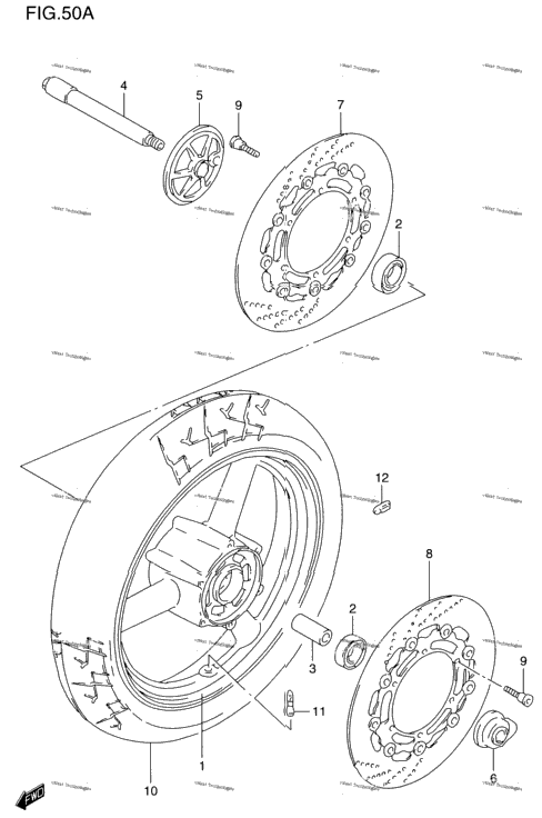 Front Wheel (Gsf1200sav)