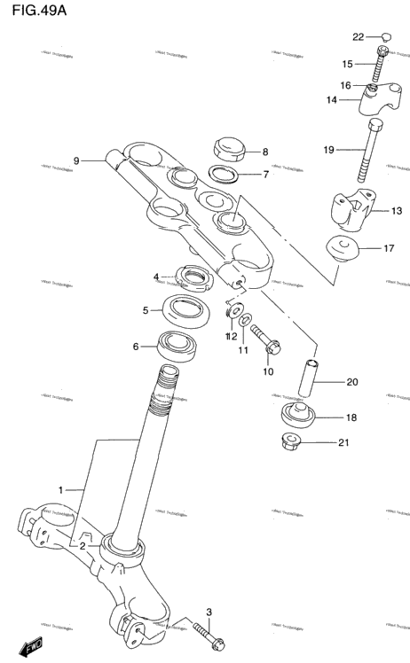 Steering Stem (Gsf1200sav)