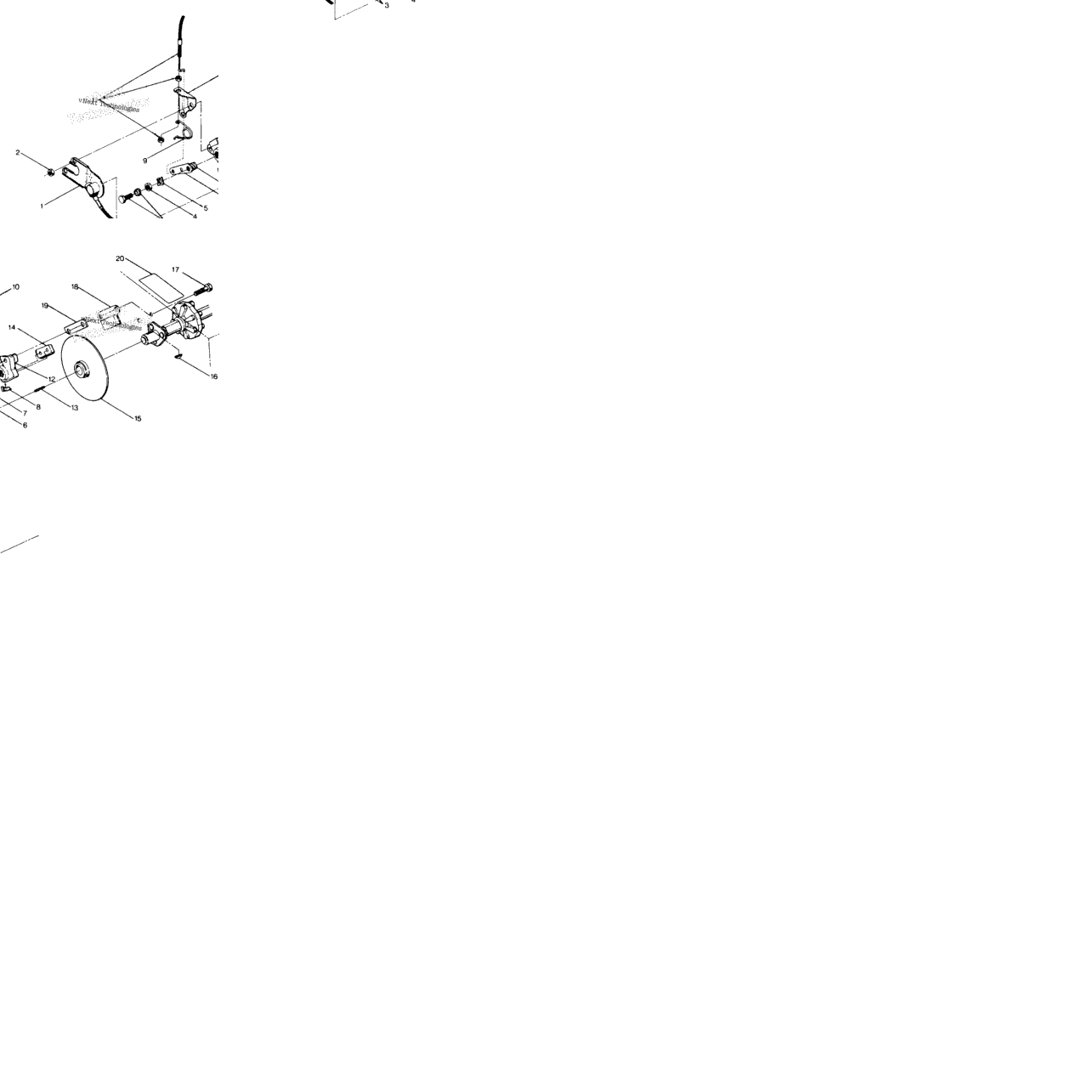 Brake Assembly Star, Sprint & Sprint E/S