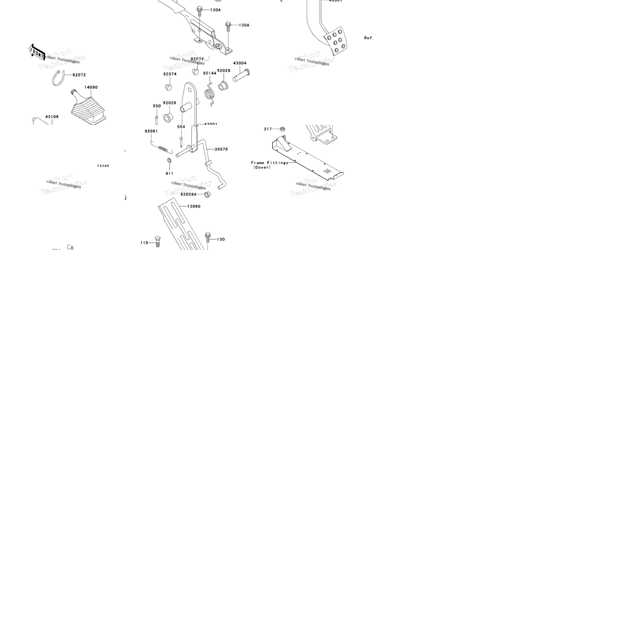 Brake Pedal/Throttle Lever