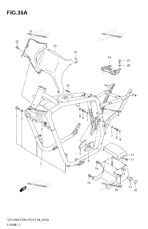 Frame (Model K5/K6/K7/K8)