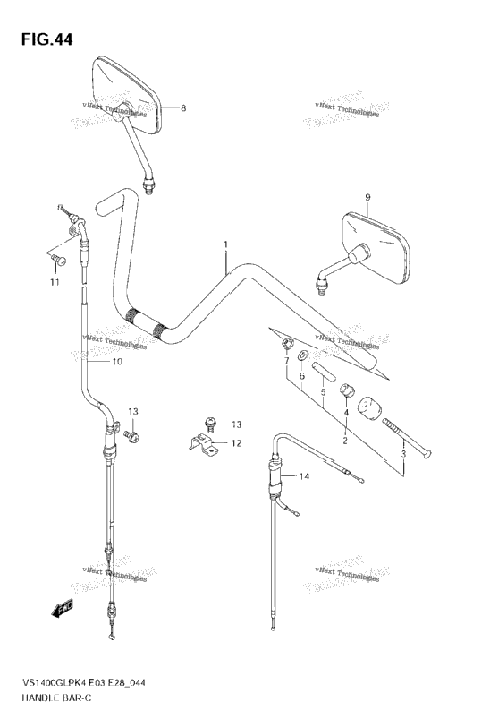 Handlebar (Model K4)
