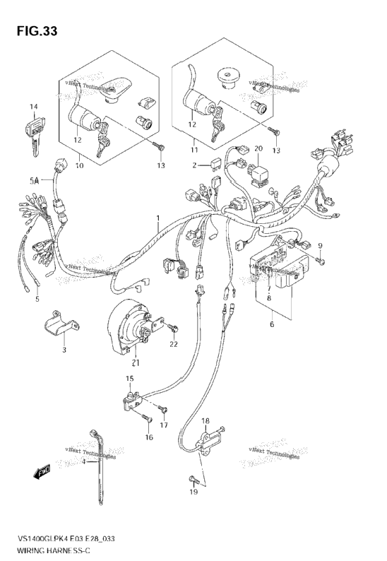 Wiring Harness (Vs1400glpk4)