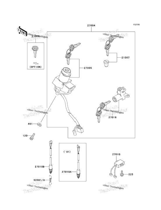 Ignition Switch/Locks/Reflectors