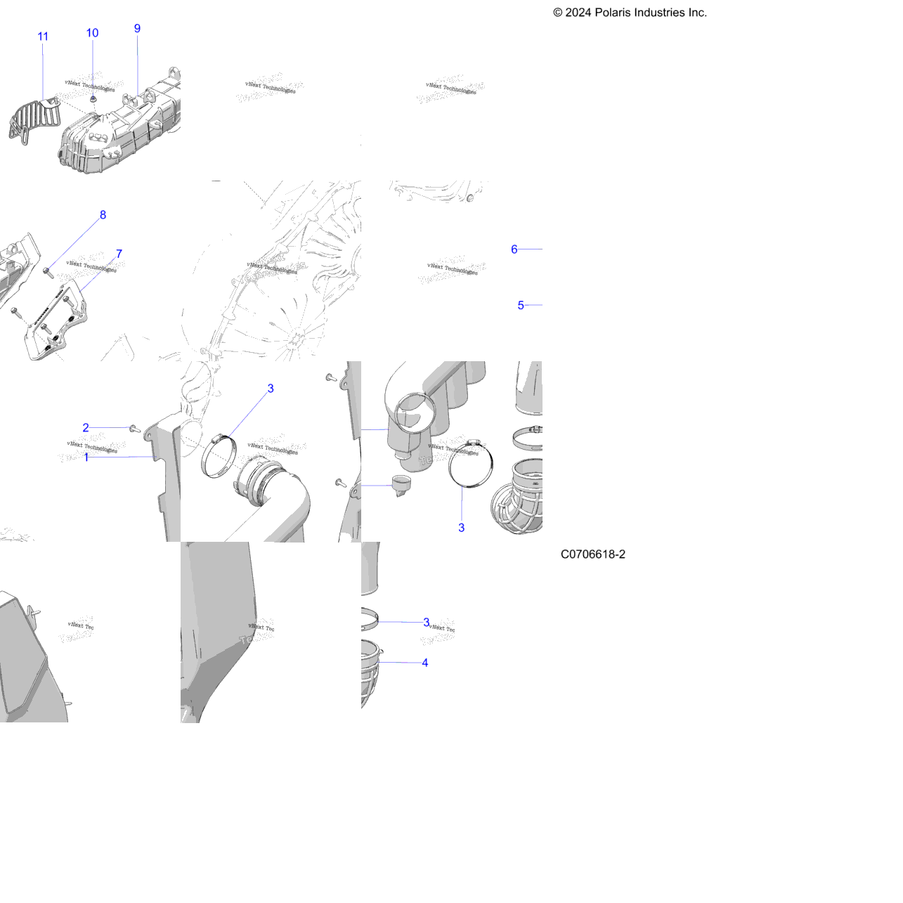 Drive Train, Clutch Cover Ducting