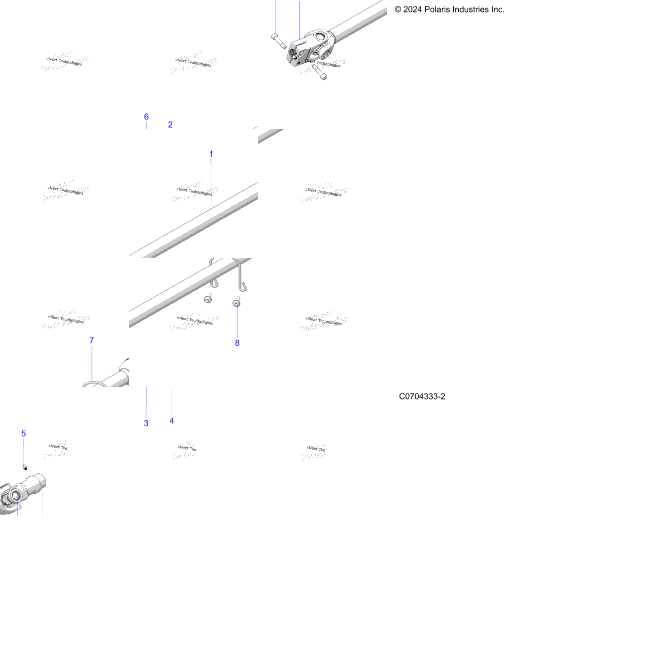 Drive Train, Front Prop Shaft