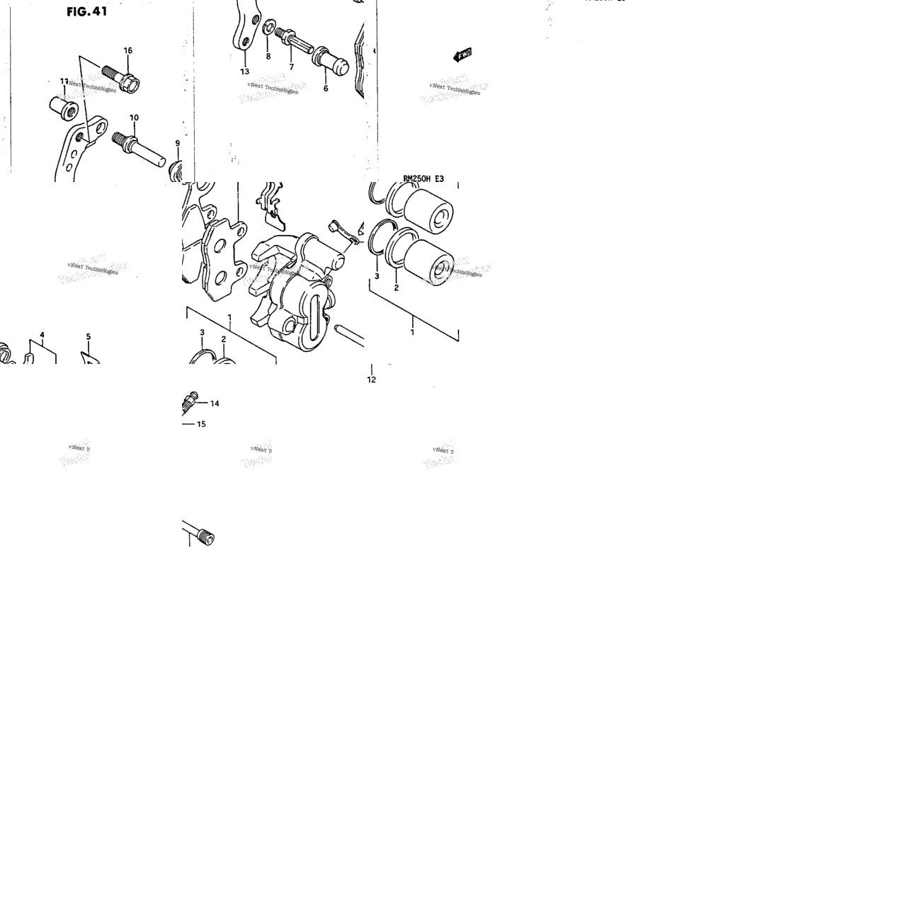 Front Caliper (Model H)
