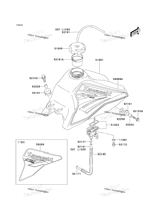Fuel Tank (Ksf80-A1/A2)