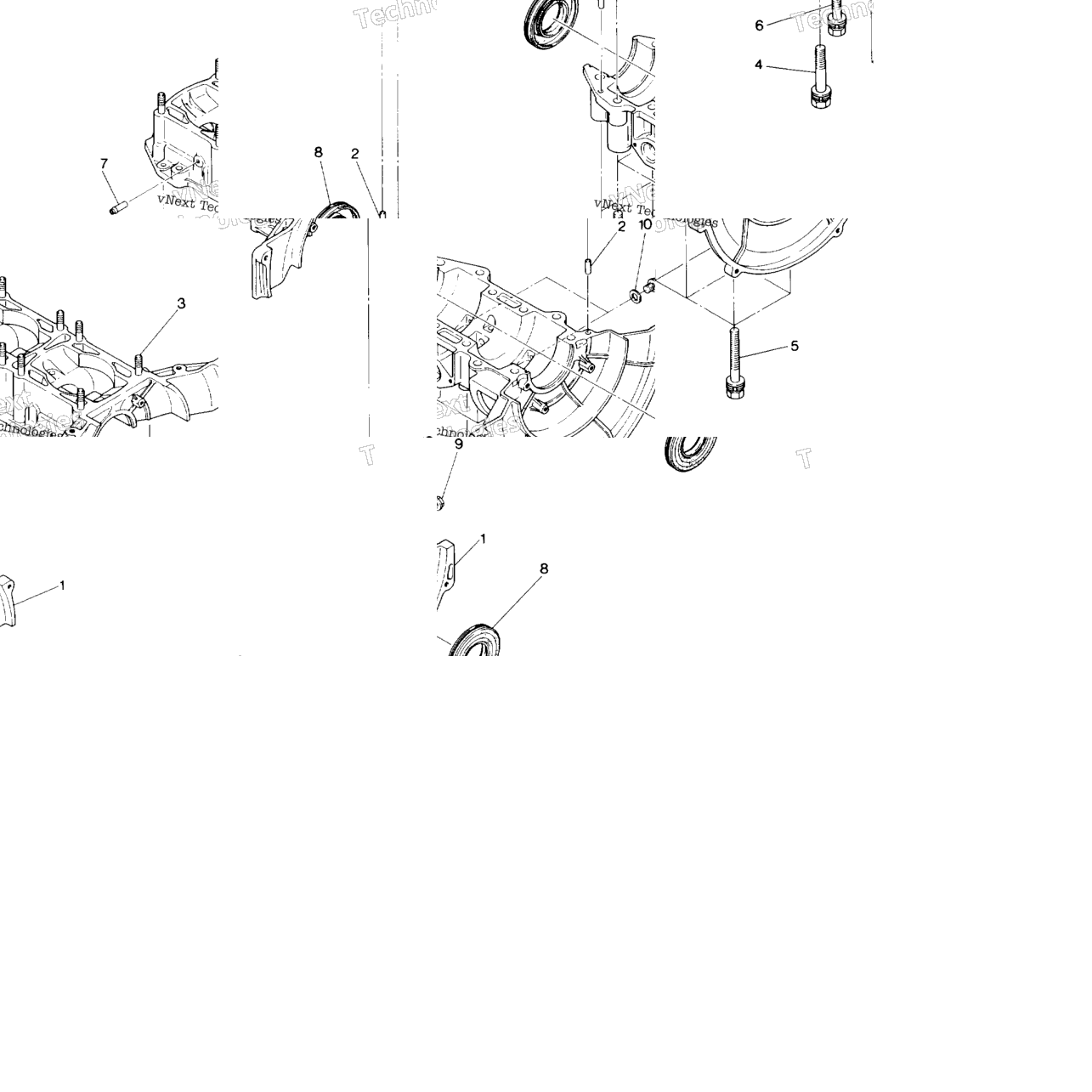 Crankcase Sprint E/S