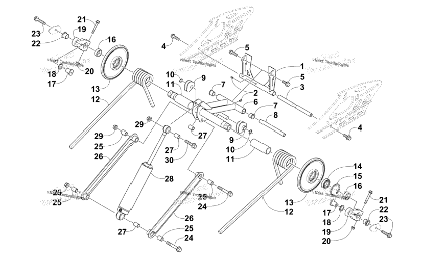 Rear Suspension Rear Arm Assembly