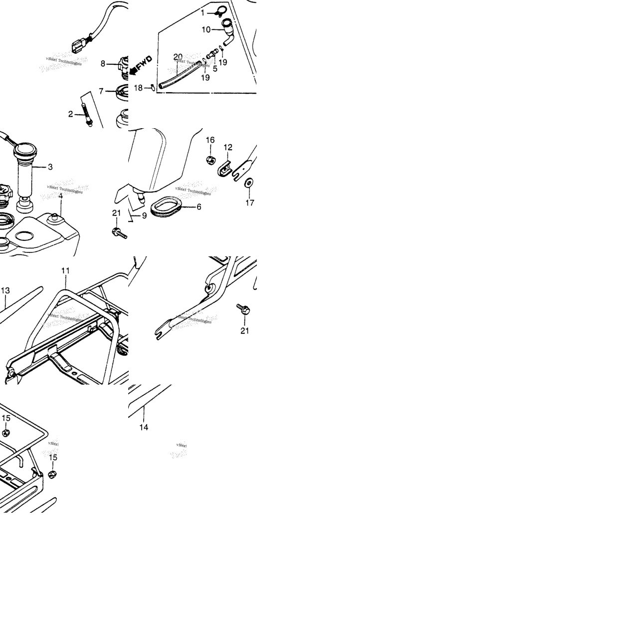 Oil Tank + Rear Carrier