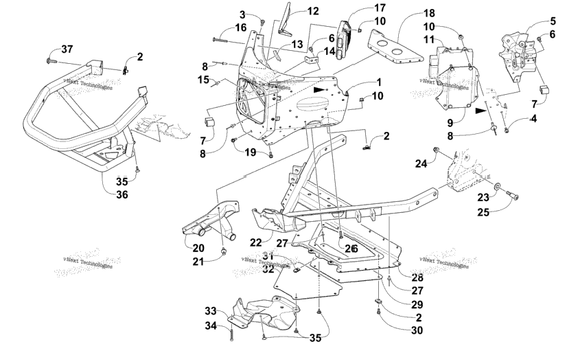 Front Bumper And Frame Assembly