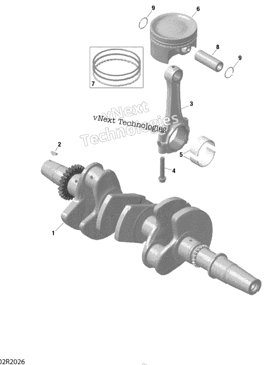 Crankshaft And Pistons