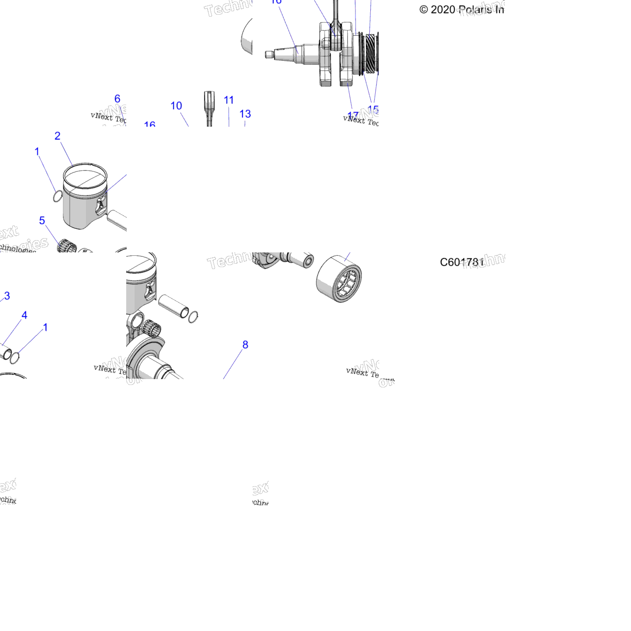 Engine, Piston & Crankshaft All Options