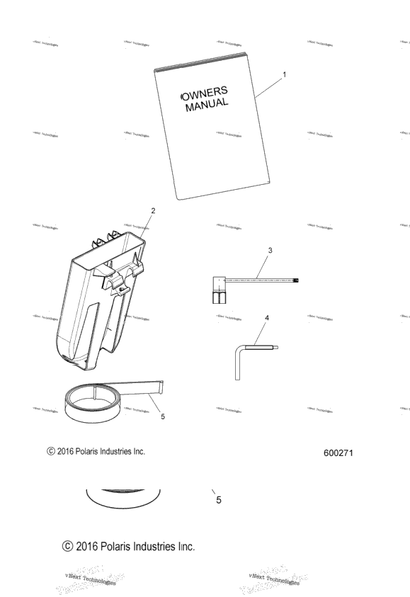 References, Tools, Belt Holder, & Owners Manual All Options