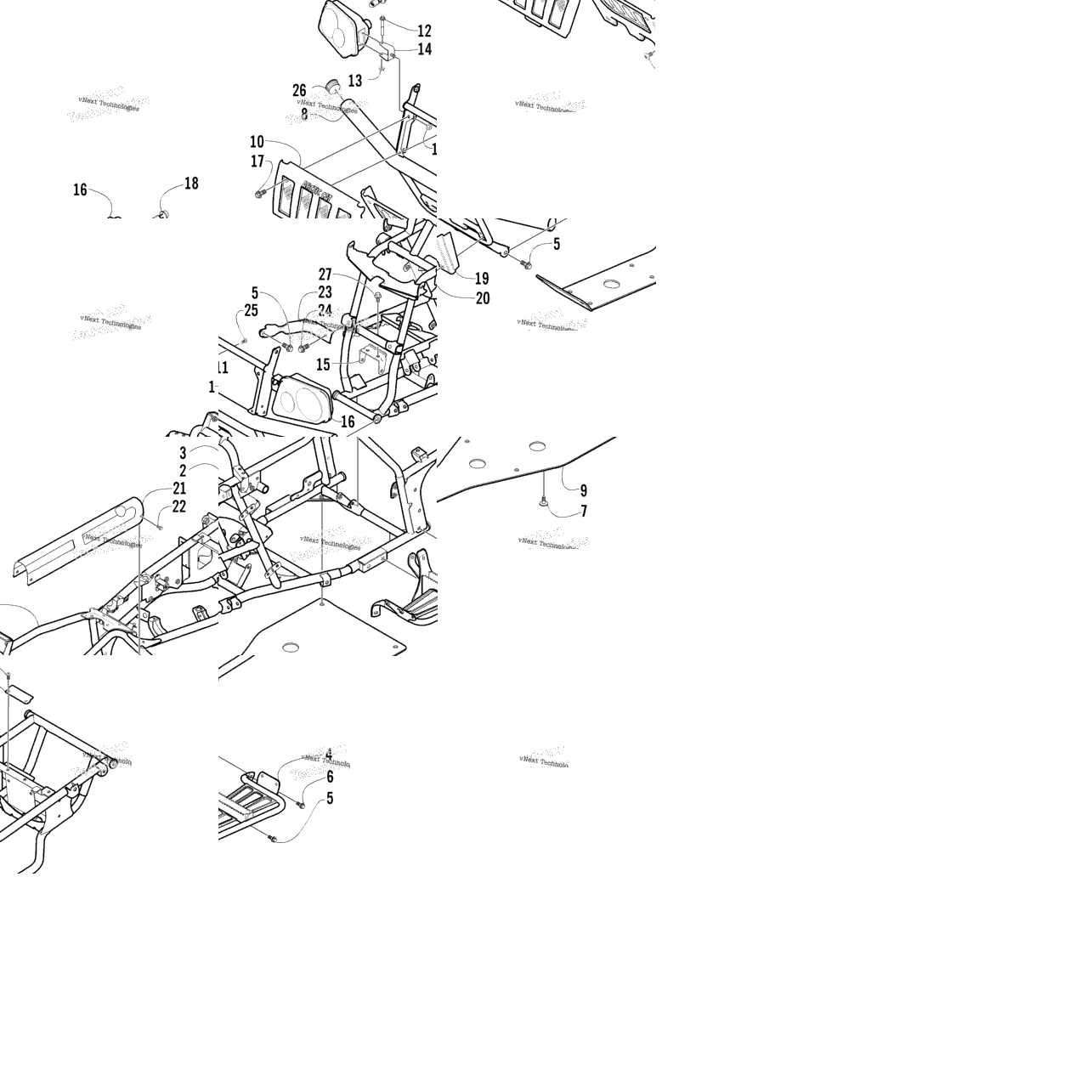 Frame And Related Parts