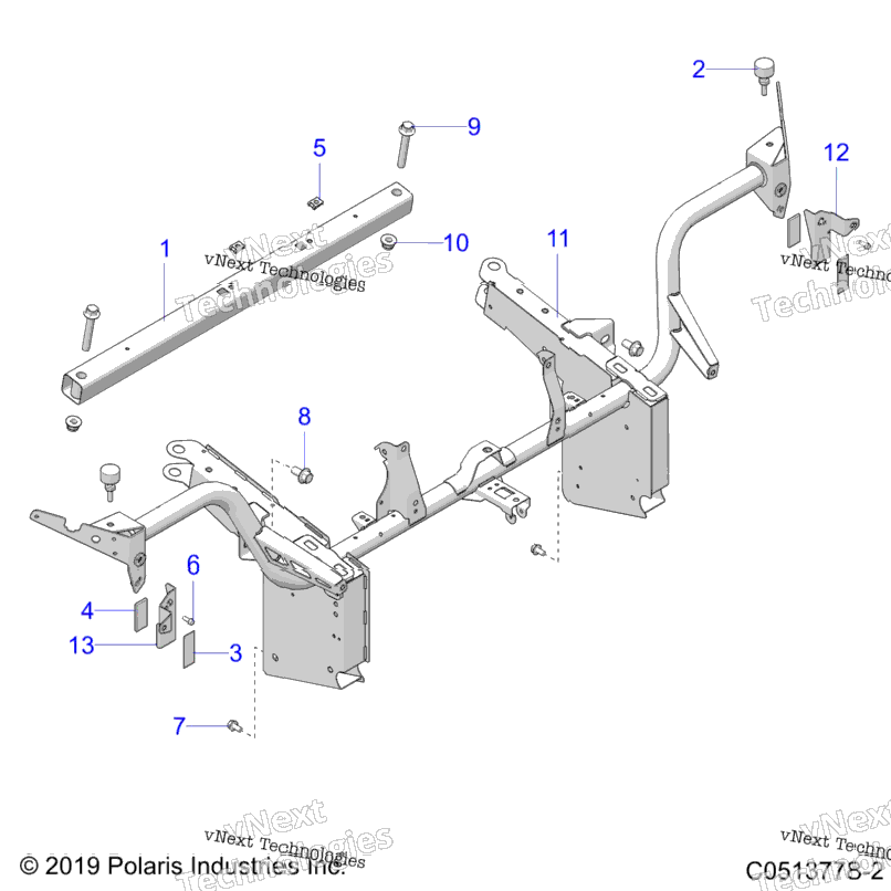 Chassis, Front Frame Asm. Only (C05137782)