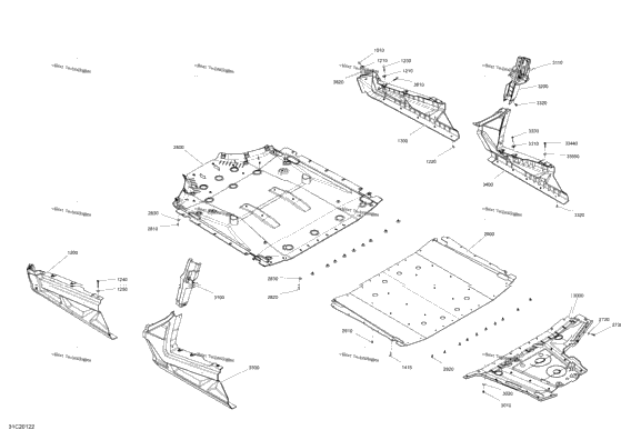 Body - Middle Section - Red