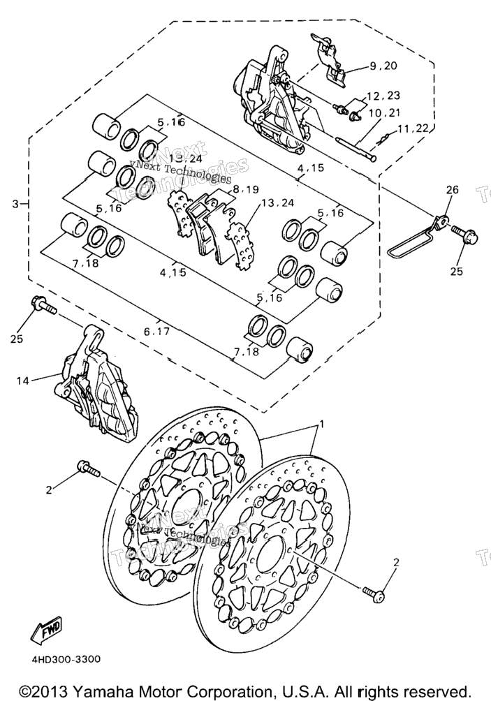 Front Brake Caliper