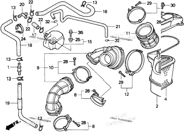 Vt1100c2air Cleaner