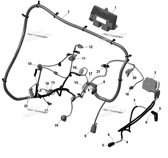 Engine Harness And Electronic Module