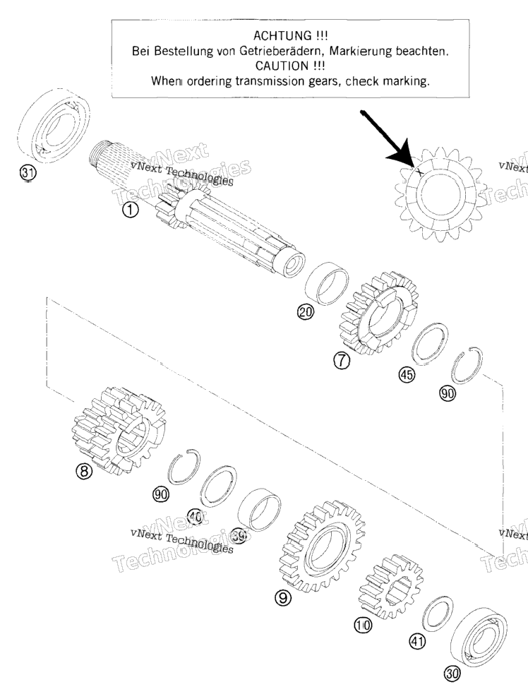 Transmission I - Main Shaft