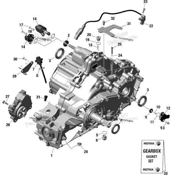 Gear Box And Components - 795