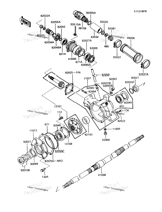 Drive Shaft/Final Gear
