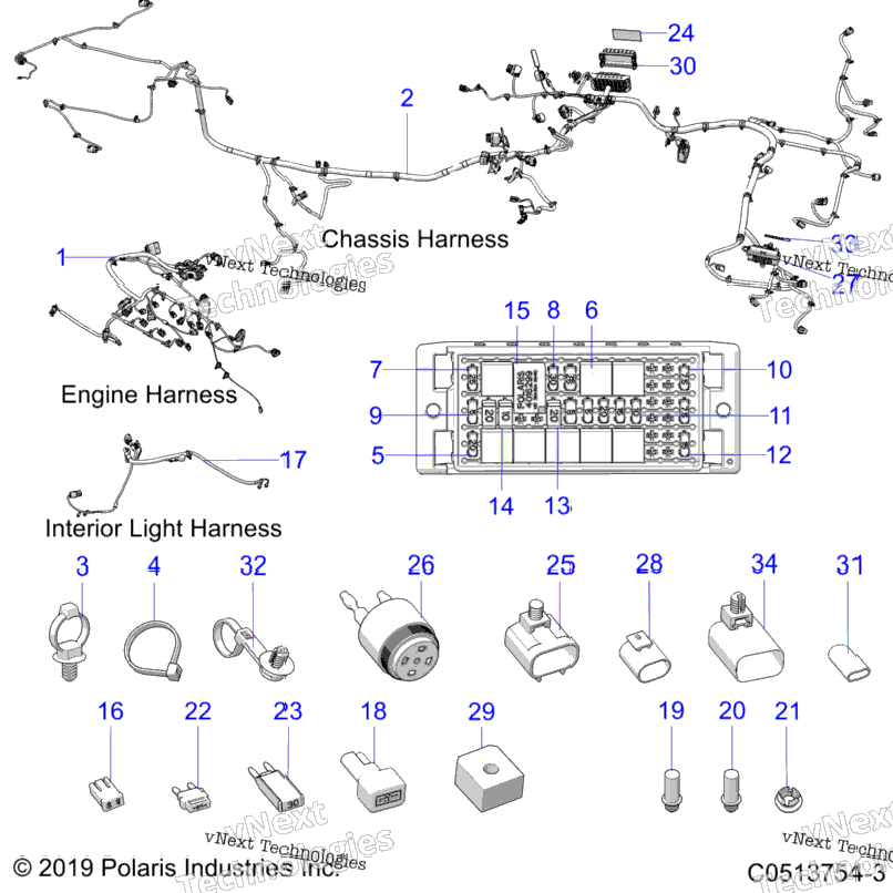 Electrical, Wire Harness All Options