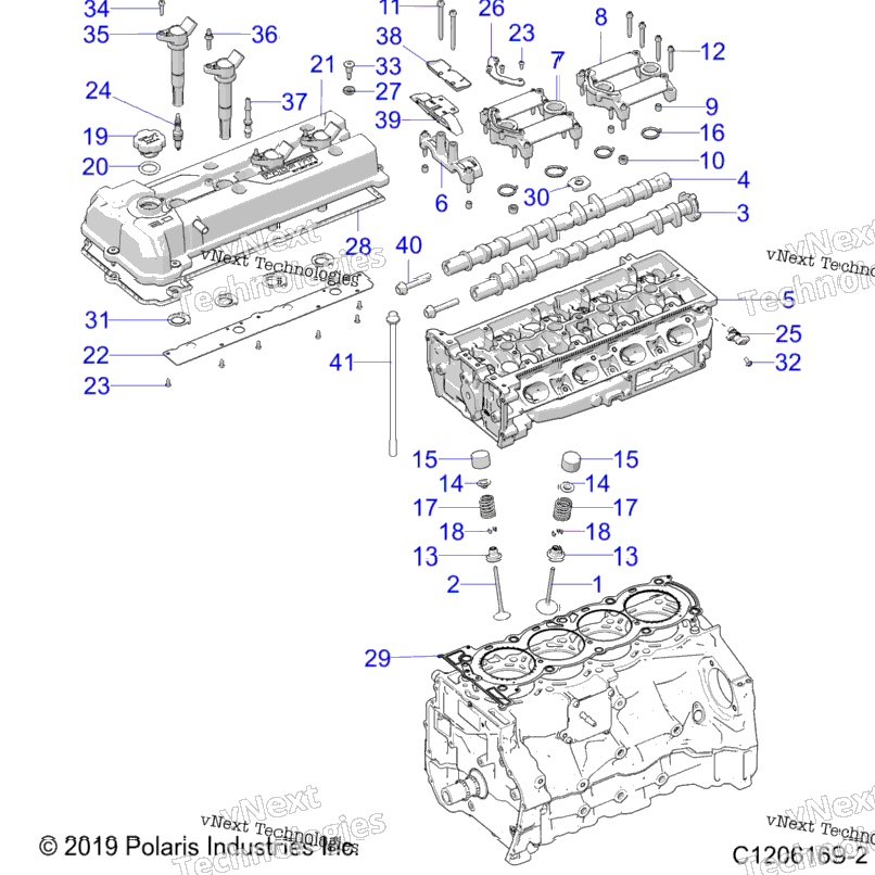 Engine, Head Asm & Valves All Options