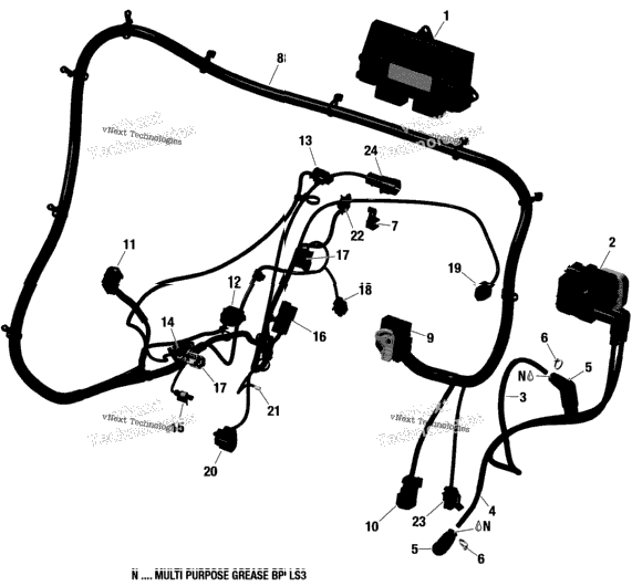 Engine Harness And Electronic Module