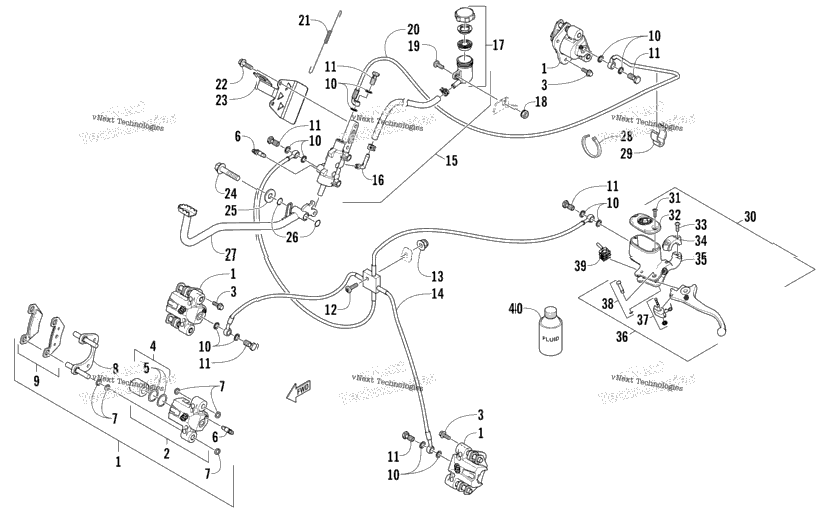 Hydraulic Brake Assembly