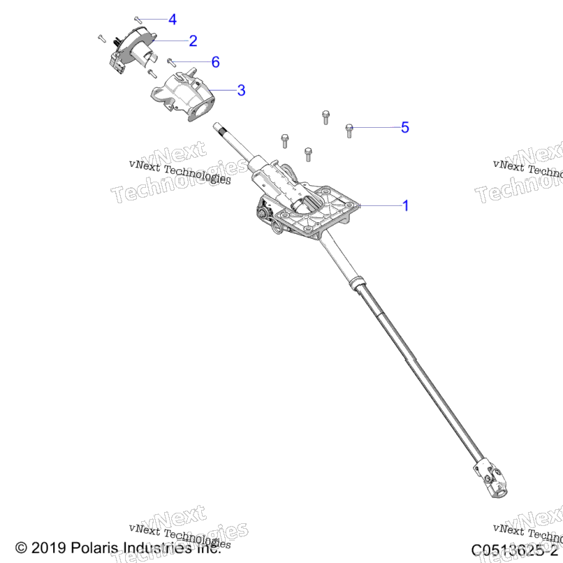 Steering, Upper Steering Asm. All Options