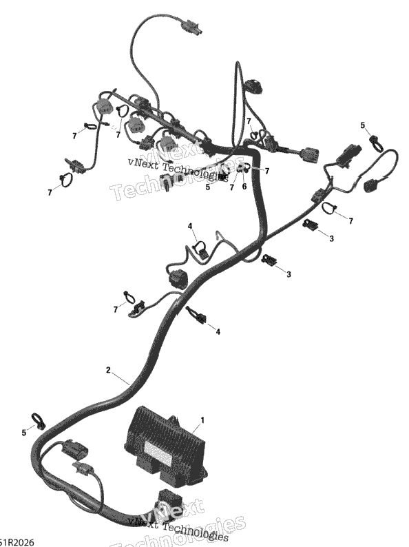 Engine Harness And Electronic Module
