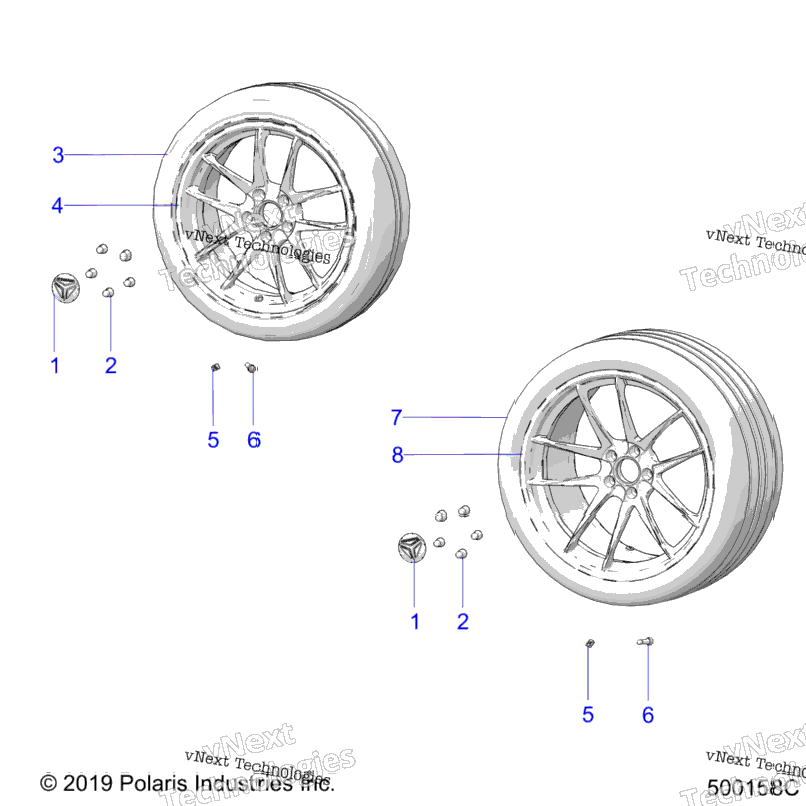 Wheels, Front And Rear All Options