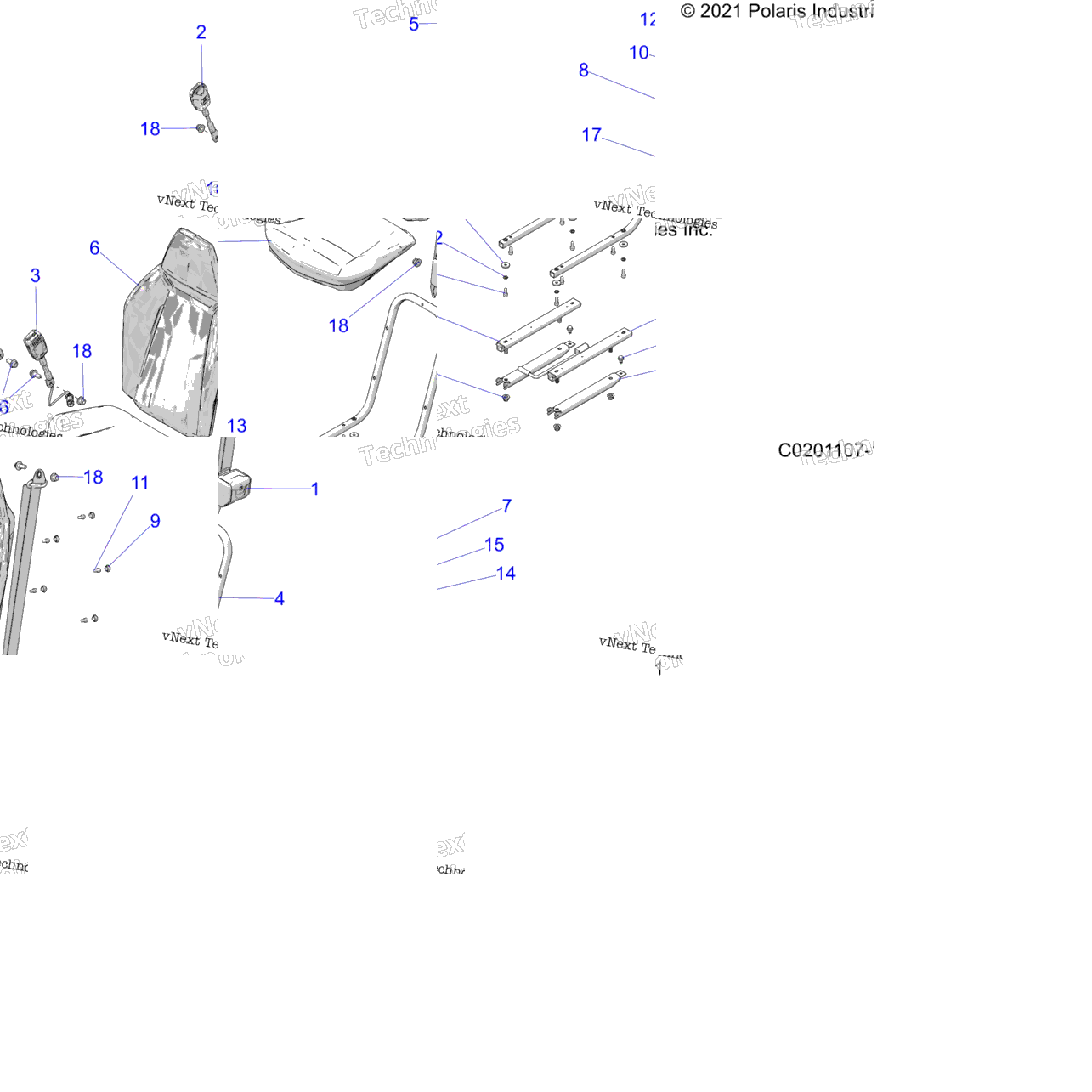 Body, Seat, Mounting & Belts